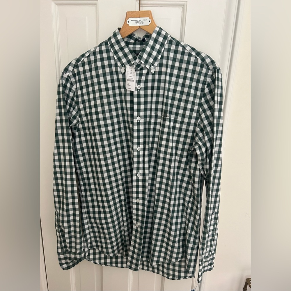 JCrew Flex Washed Classic button down size M